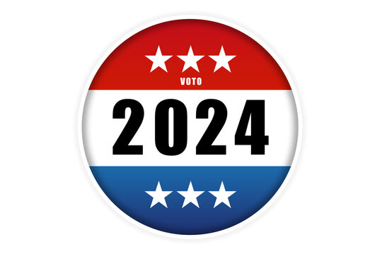 Voto 2024 Elecciones Estados Unidos Pin