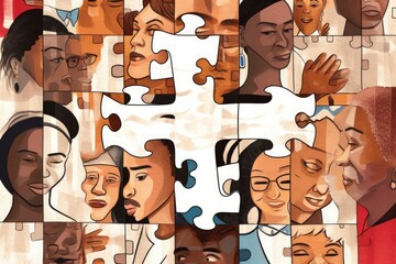 Racial disparities in healthcare - Generative AI - obrazy, fototapety, plakaty