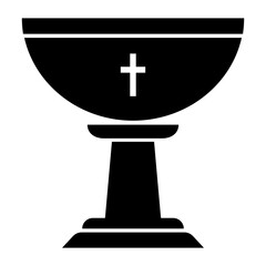 Holy Grail on white background