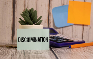 Word discrimination and broken wooden judge gavel