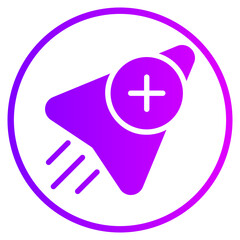 send gradient icon