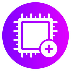 chip gradient icon