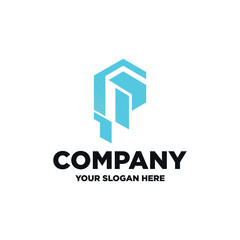 P Letter Real Estate Logo Design - Real estate logo