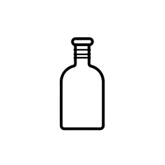 Tequila Bottle Logo Monochrome Design Style