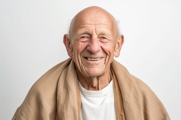 Obraz premium Portrait of an old man with a funny expression on his face