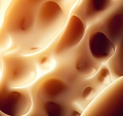 Abstract cheese yellow texture realistic food dairy concept. Generative AI