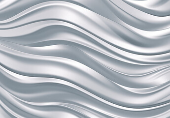 Aluminum metal plate textures with gray brushed, wavy abstract metal surface. Generative Ai.