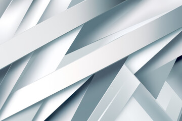 Fototapeta premium Abstract white and dark grey abstract background for a modern business, style of double lines, bright luster, light silver. Generative Ai.