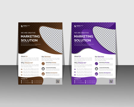 Modern Business flyer Brochure design, cover modern layout, annual report, Poster, Flyer, template for your business, in A4 size