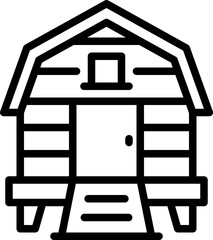 chicken coop icon © kmgdesignid