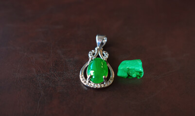 Real jade That is the original jade ball Green and rare, expensive