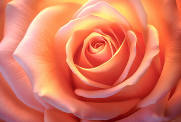 Pink Rose Swirls Close-up