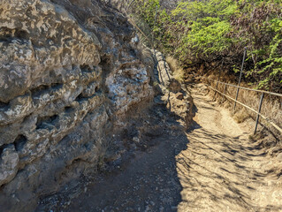 desolate mountain road