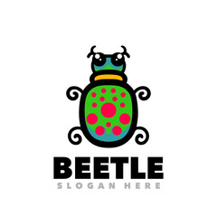 Beetle insect logo