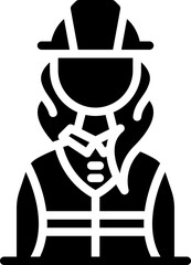 construction girl icon