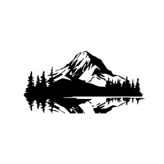 Alaska Logo Monochrome Design Style