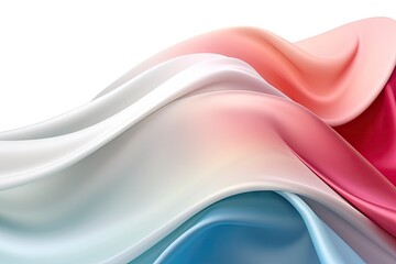 Obraz premium Abstract gradient fabric silk waves. Abstract background created with Generative Ai Technology