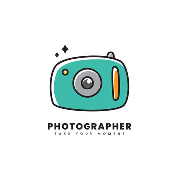 Photography logos. Vector photography logo, suitable for photo studio logos, photo business or vloger logos.