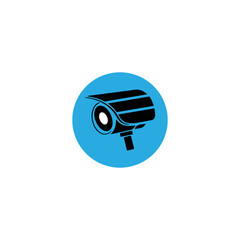 Security Camera Icon Vector Template Illustration Design. Illustration of black icon for an illustrated CCTV .,Video surveillance security cameras  pictograms set isolated .