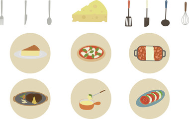 チーズイラストセット