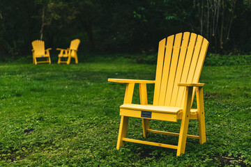 yellow chair