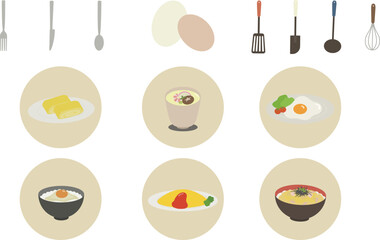 卵イラストセット