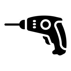 hand drill Solid icon