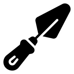 trowel Solid icon
