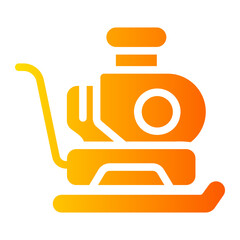 plate compactors Gradient icon