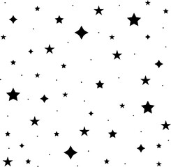 Set of new style black vector star isolated on white. Vector symbols star isolated on white background. Star icons. Twinkling stars. Sparkles, shining. 