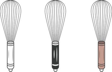 Whisk Vector, Whisk illustration, Whisk Silhouette, Restaurant Equipment, Cooking Equipment, Whisk Clip Art, Utensil Silhouette
