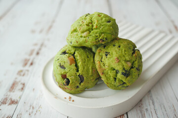 green color sweets, confectionary and pastry products