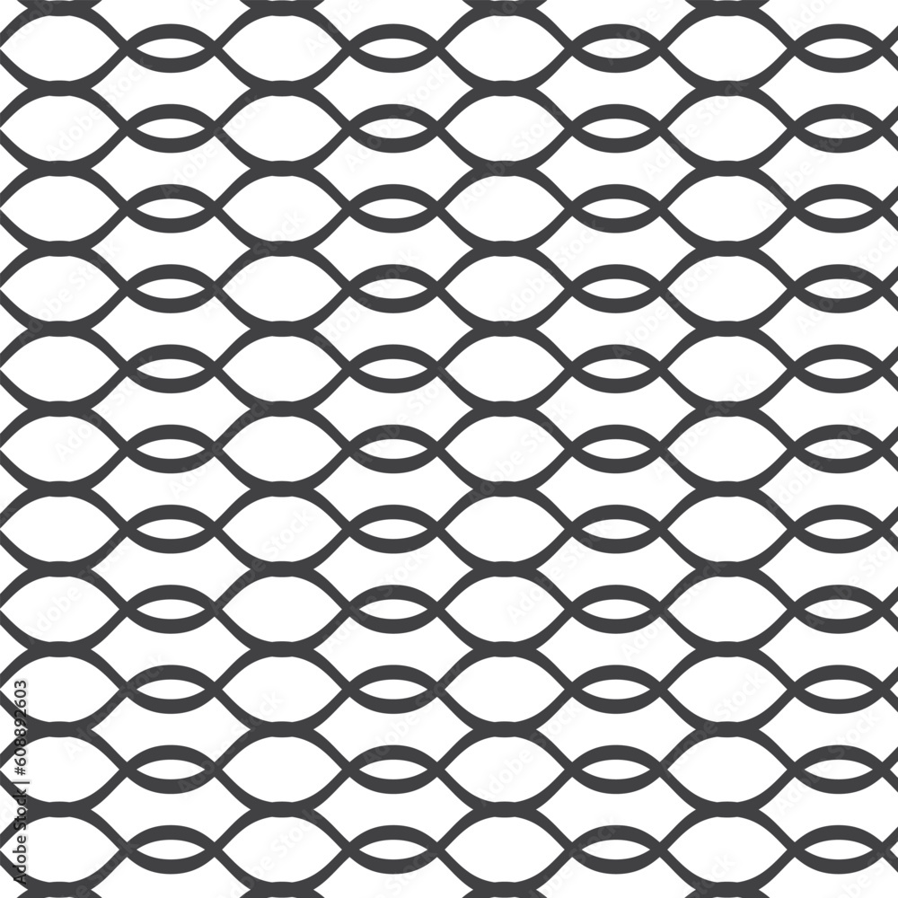 Poster abstract seamless geometric horizontally wave line pattern art.