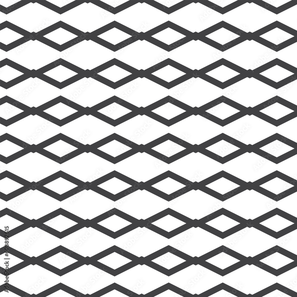 Poster abstract seamless geometric horizontally rhombus line pattern art.