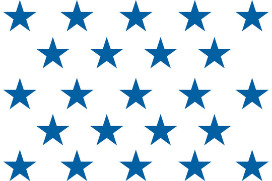 Digital png illustration of blue stars on transparent background