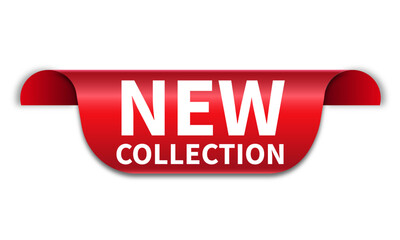 New collection. Tag new set. New label and tag. Sticker with word new. Vector