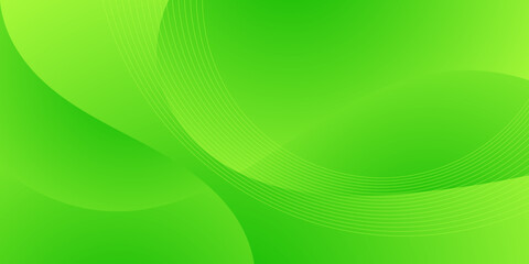 abstract green wave gradient background