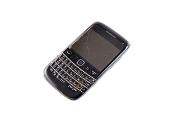Used Blackberry smartphone with QWERTY keyboard