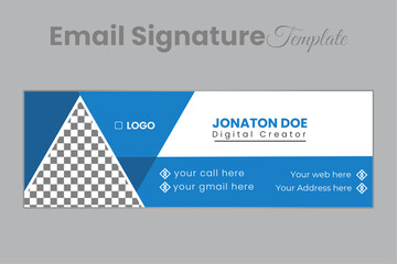 Corporate Email Signature  Modern and minimalist email signature or email footer template Business email signature with an author photo place modern and minimal layout By Design Soon Creative Email 