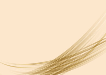 ゴールドのウェーブ背景