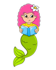 Cartoon character. Isolated on white background. Design element. Template for your design, books, stickers, cards. Vector illustration.