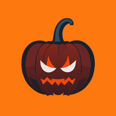 halloween pumpkin vector