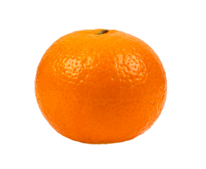 Tangerine or clementine on transparent png
