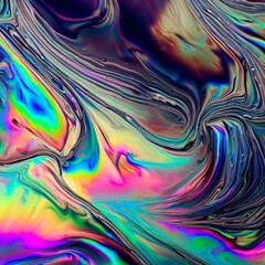 Rainbow Oil Spill Texture