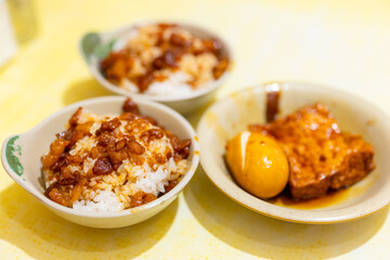 Taiwanese cuisine minced pork rice