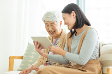 祖母と孫