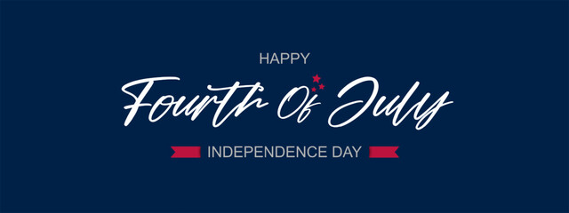 Happy Fourth of July Independence day USA Background Design