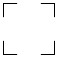 Focus Camera Icon, Focus Lens Vector
