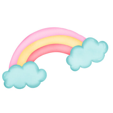 recommend clip art: Noah watercolor from bible story clipart.animal and flooding story with God promise.