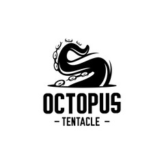 Obraz premium octopus tentacle design vector on white background